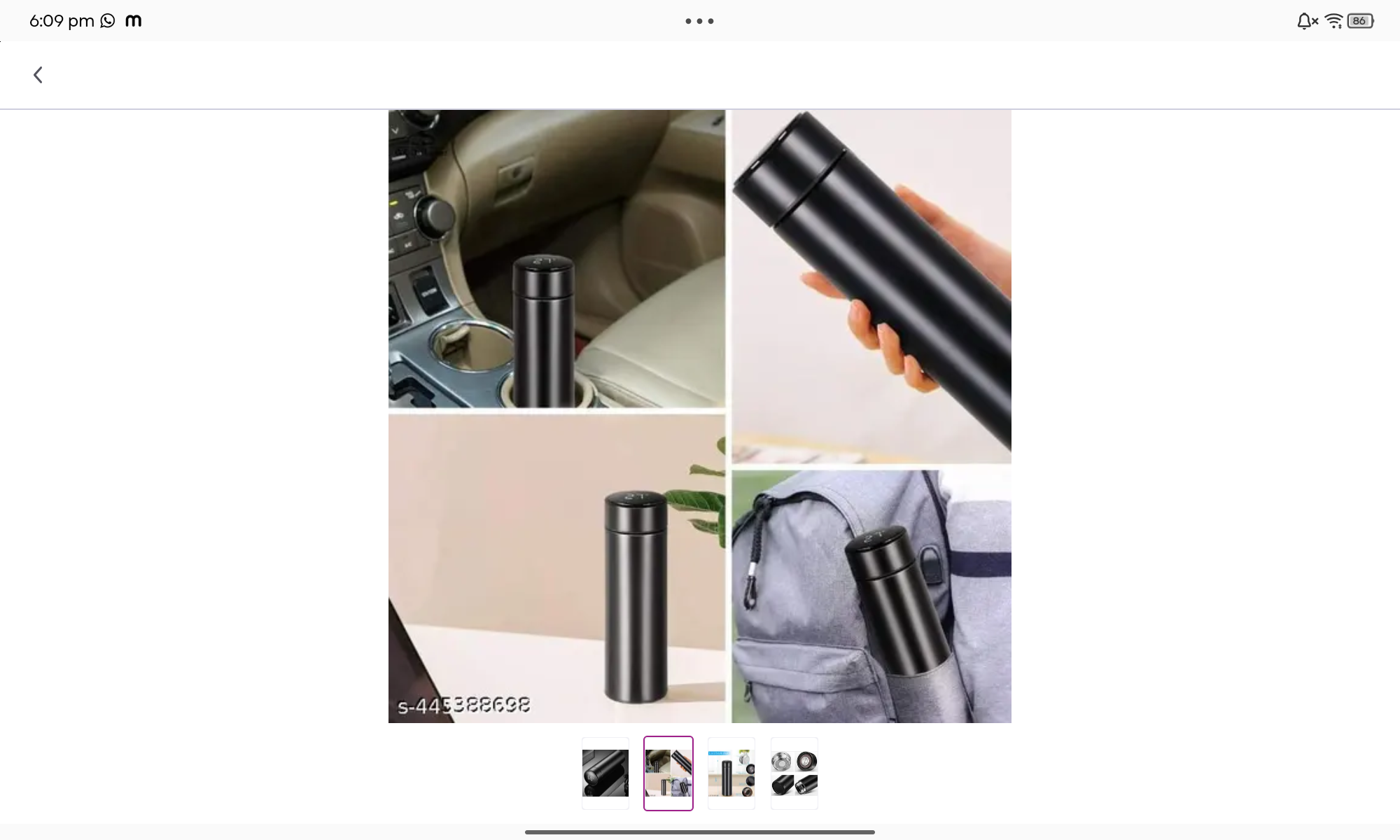 Insulated Water Bottle (Temperature Lock)