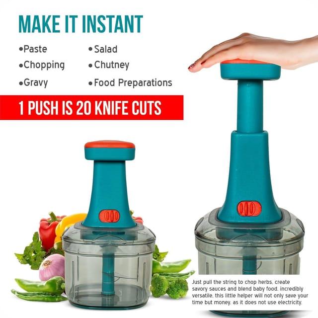 Speedy Vegetable Chopper – 5X Fast Cutting Tool